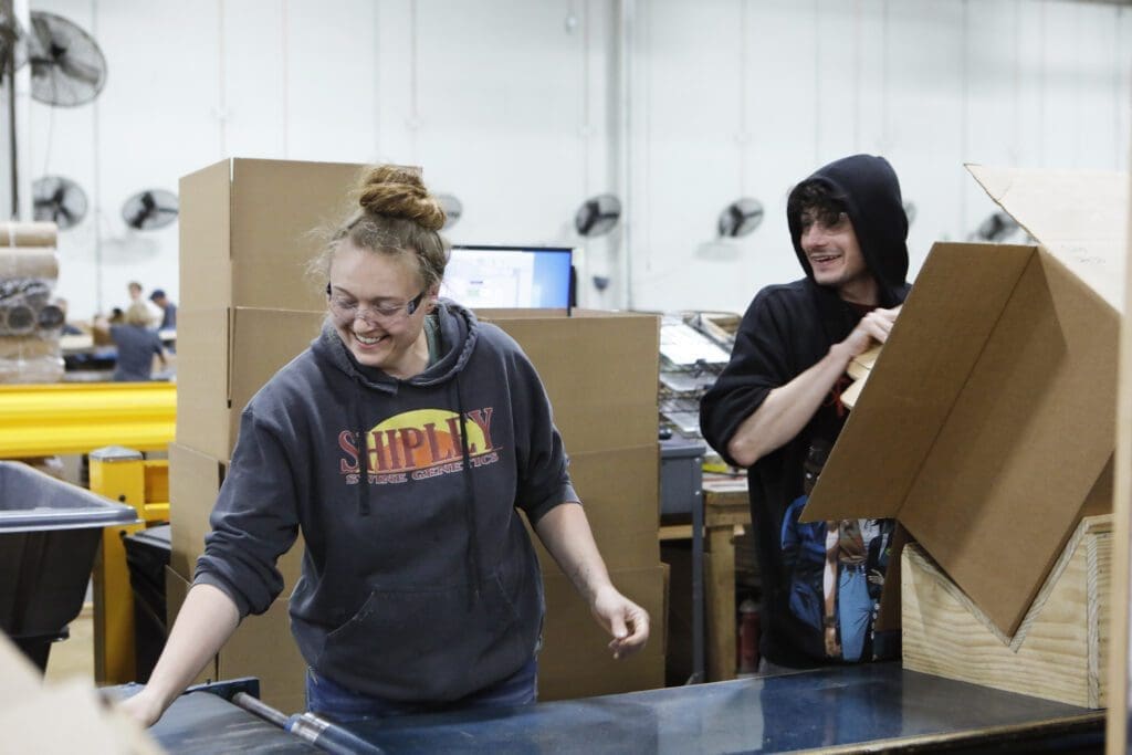 Indiana box people